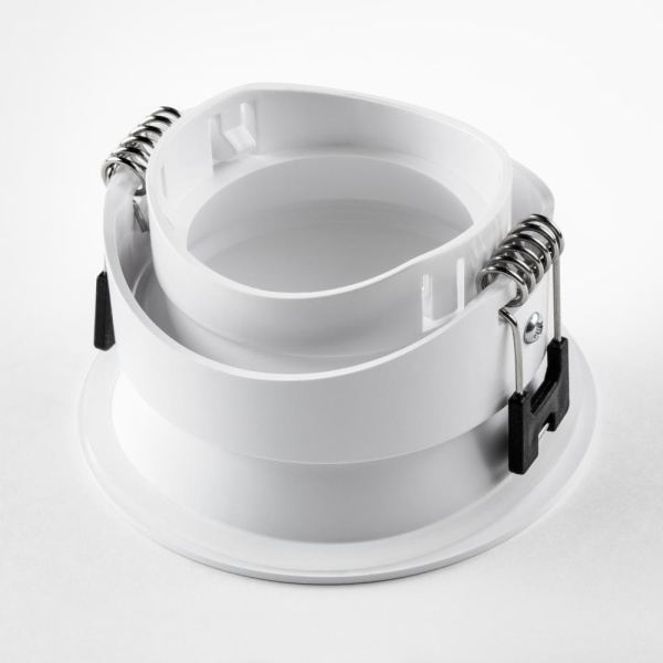 012916 Рамка (светильник) PVC д/LED-модулей 941хх и LED-ламп D50мм PIANO ROUND БЕЛЫЙ IP65