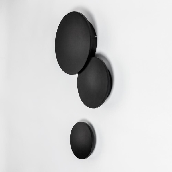 379247 Светильник PIATTO 1x10W LED 1000LM G ЧЕРНЫЙ 4000K IP65