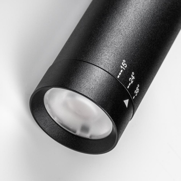 205017 Светильник д/1-фазн трека TETA  APP LED 7W 380LM 15-38G ЧЕРНЫЙ PRO 3000-6000K DIM