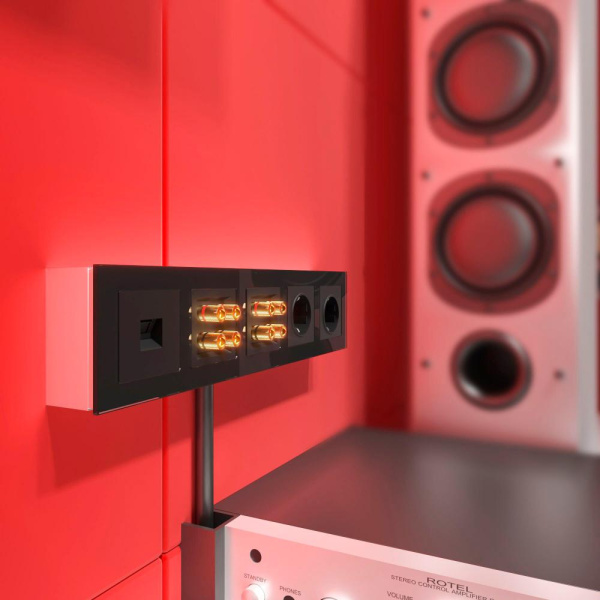 Коробка для накладного монтажа (черный) W8000008