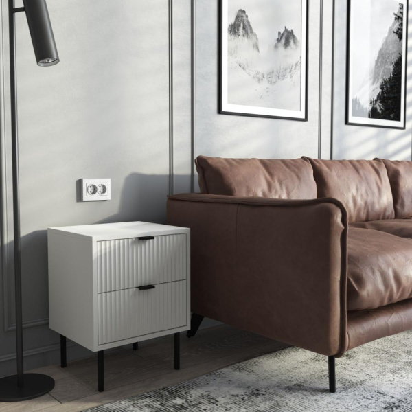 Рамка для двойной розетки (белый) W0082401