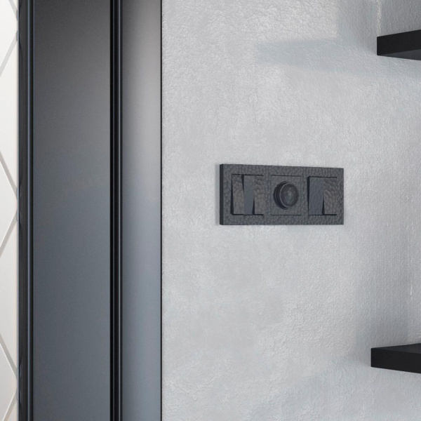 Рамка на 3 поста (черный) W0032408