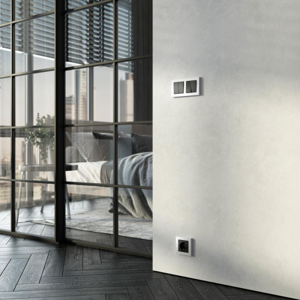 Рамка на 2 поста (белый) W0022401