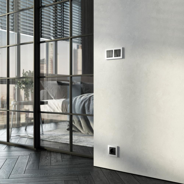 Рамка на 1 пост (белый) W0012401