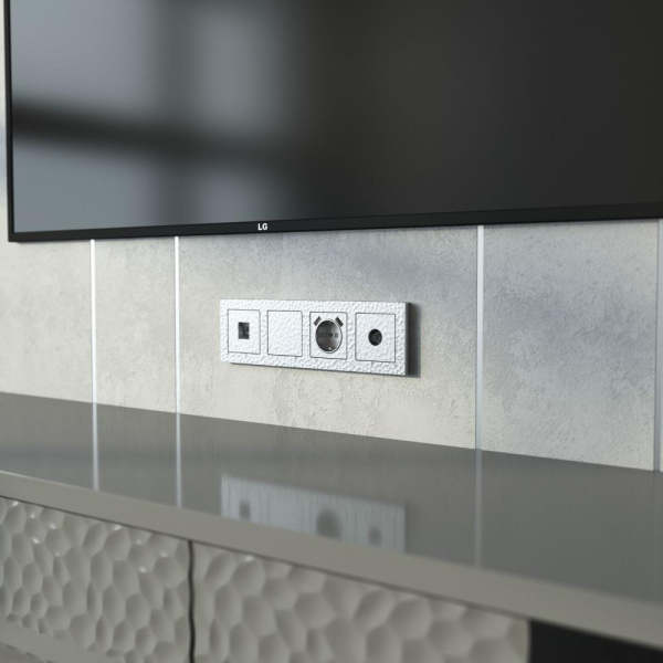 ТВ-розетка оконечная (серебряный) W1283006