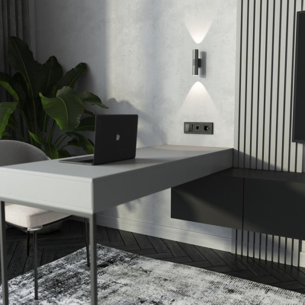 Накладка для розетки USB (черный) W1279508