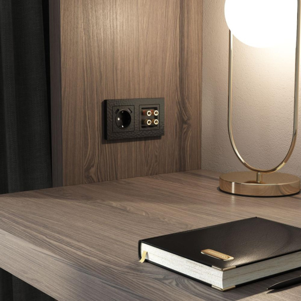 Акустическая розетка (черный) W1285008