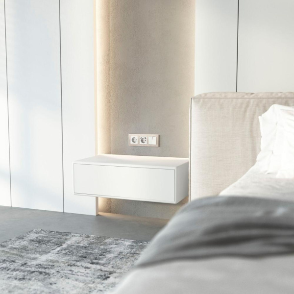 Накладка для розетки USB (белый) W1279501