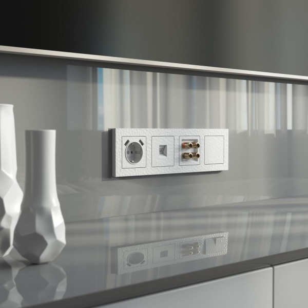 Акустическая розетка (белый) W1285001