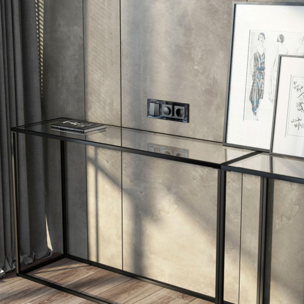 Рамка на 3 поста (черный) W0031208