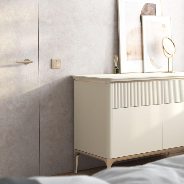 Рамка на 1 пост (шампань) W0012111