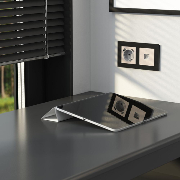 Розетка Ethernet RJ-45 (перламутровый рифленый) W1181013