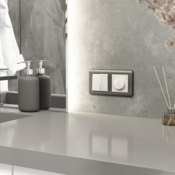 Диммер (перламутровый рифленый) W1142013