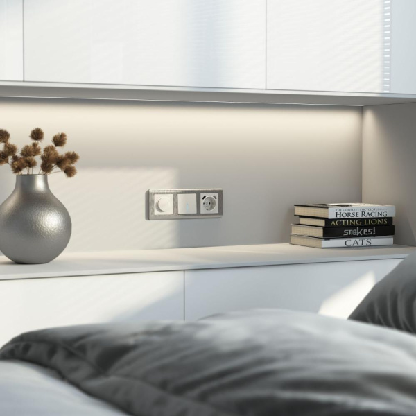 Диммер (перламутровый рифленый) W1142013