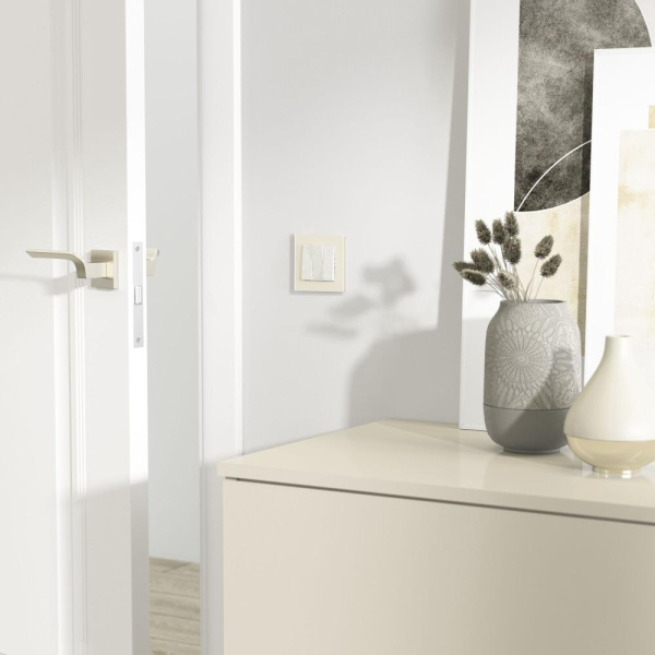 Набор клавиш для выключателя трехклавишного (перламутровый рифленый) W1139013