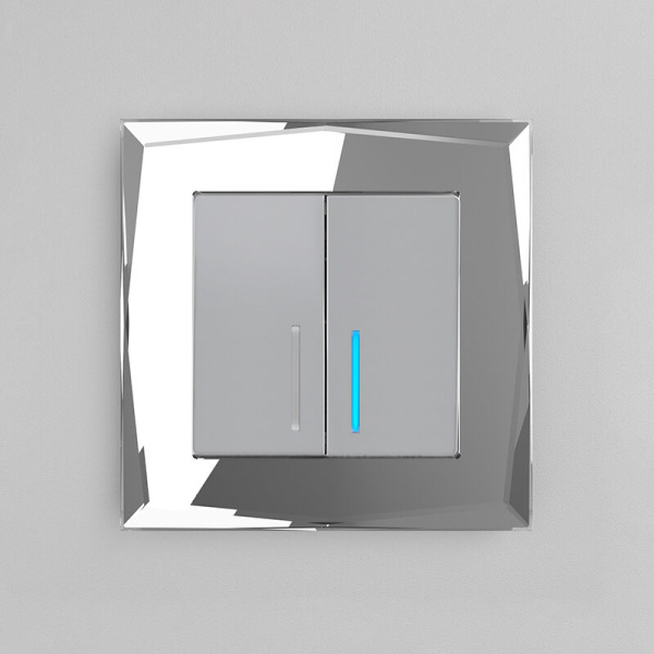 Рамка на 1 пост (зеркальный) W0011220