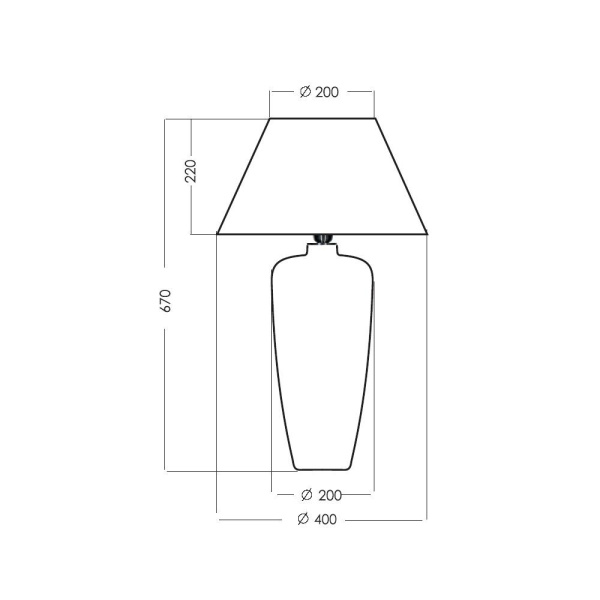 Настольная лампа 4 Concepts Bilbao Violet L243519711203
