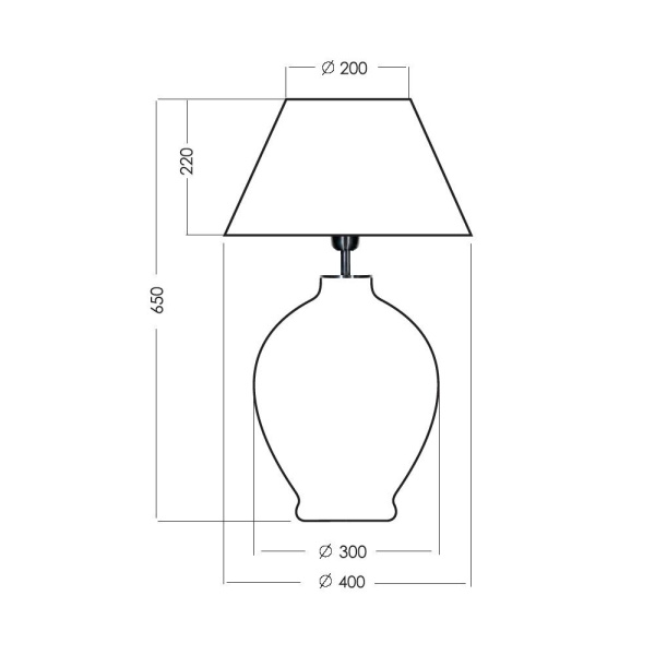Настольная лампа 4 Concepts Capri L245714041215