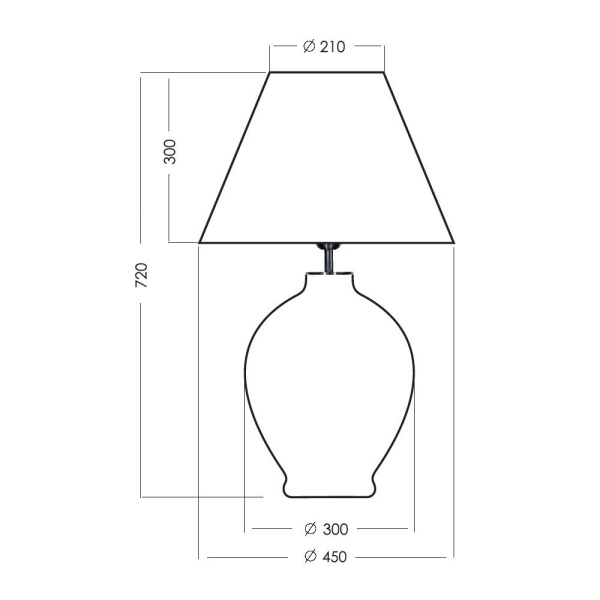 Настольная лампа 4 Concepts Capri L245814041312
