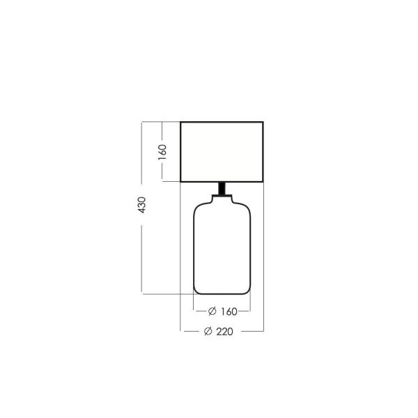 Настольная лампа 4 Concepts Ystad L263750102414