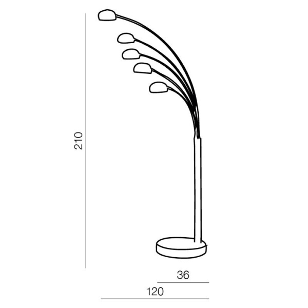 Торшер Azzardo Palp AZ6366018