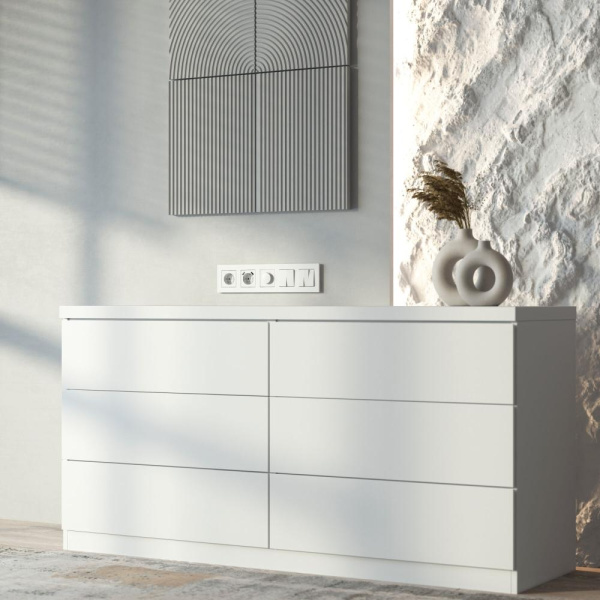 W0052961/ Рамка на 5 постов Slab (белый софт) W0052961