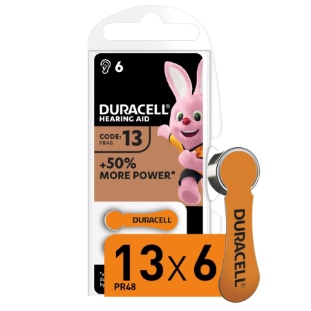 Duracell ZA13-6BL (60/600/54000)