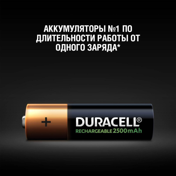 Duracell HR6-4BL 2400mAh/2500mAh предзаряженные (4/40/15000)