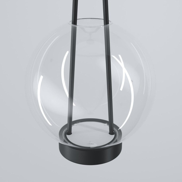 Подвесной светодиодный светильник со стеклянным плафоном 50267/1 LED черный