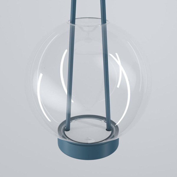 Подвесной светодиодный светильник со стеклянным плафоном 50267/1 LED синий