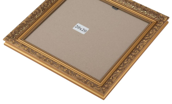 Фоторамка FA Садко 20х20 пластиковая семейная цвет золотой гобелен