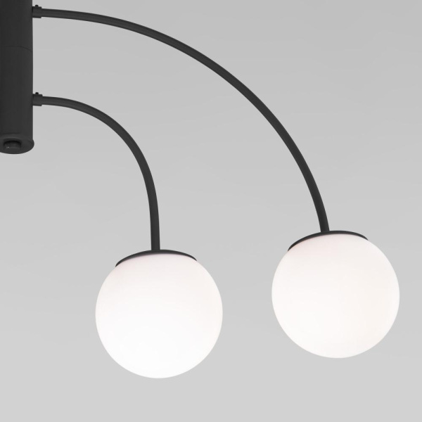 Потолочный светильник со стеклянным плафоном 30179/4 черный