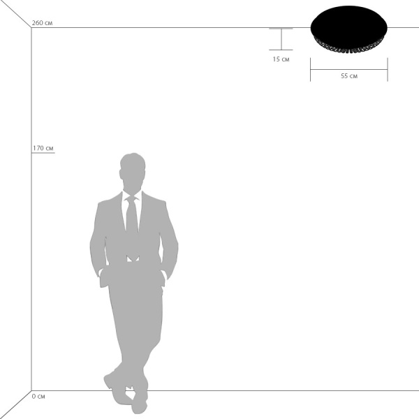 741074 Люстра потол ONDA 7х40W G9 ХРОМ