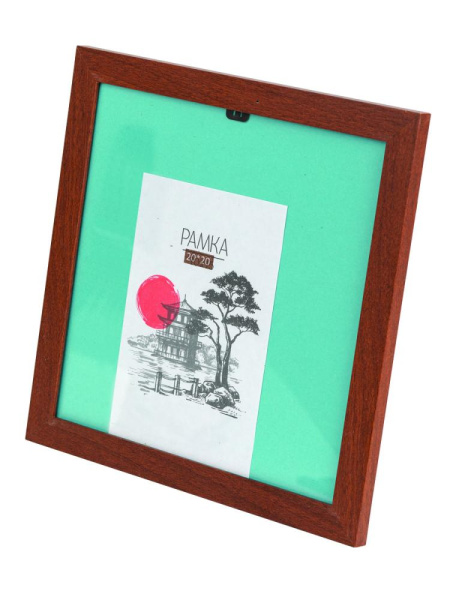 Фоторамка Image Art MD-03/4, размер 20х20 МДФ цвет итальянский орех