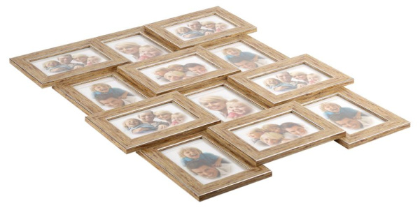 Фоторамка Image Art  PL84-12 пластиковая мультирамка размер фото 10х15 цвет прованс рамка на 12 фото