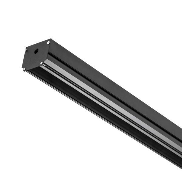 505437 Трек встраиваемый под гарпун TETA PRO 3м ЧЕРНЫЙ (Резинки 2 шт в комплекте)