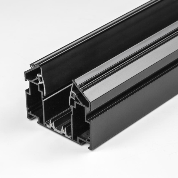 505437 Трек встраиваемый под гарпун TETA PRO 3м ЧЕРНЫЙ (Резинки 2 шт в комплекте)