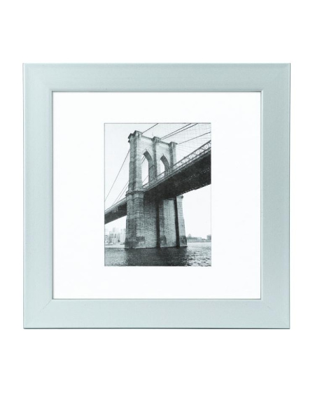 Фоторамка Image Art 612/20х20 пластиковая со стеклом цвет матовое серебро