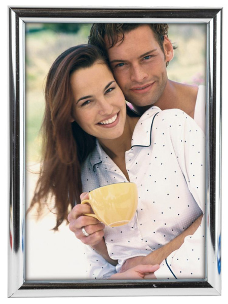 Фоторамка Image Art Радуга 15х21 пластиковая со стеклом серебро