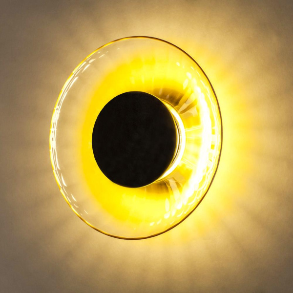 809023 Настенно-потолочный светильник CELESTA LED 24W 600LM ХРОМ/КОНЬЯЧНЫЙ 3000K