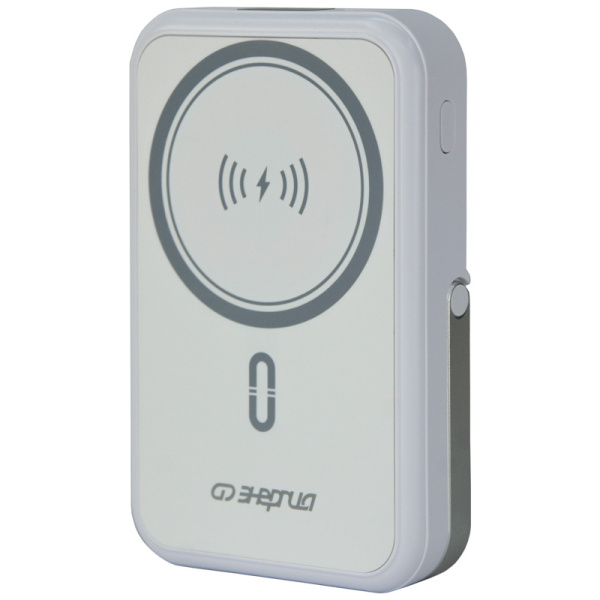 Внешний аккумулятор Энергия Power bank LFP 10000 с магнитом и беспроводной зарядкой