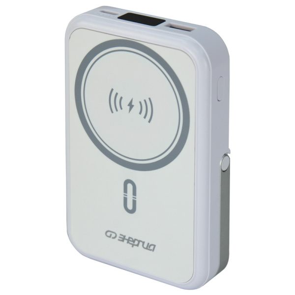 Внешний аккумулятор Энергия Power bank LFP 10000 с магнитом и беспроводной зарядкой