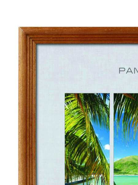 Фоторамка Image Art С18 20х20 деревянная из сосны, цвет бронза, вставка-прозрачный пластик (28шт)