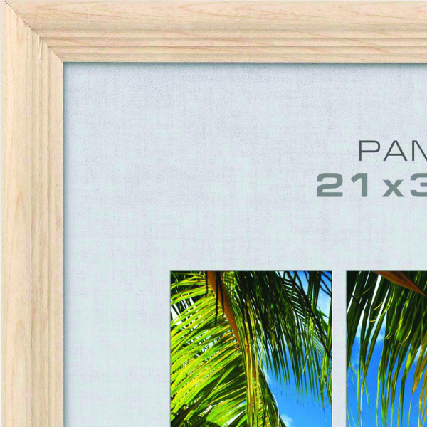 Фоторамка Image Art С18 21х30 деревянная из сосны, цвет натуральное дерево, вставка-прозрачный пластик