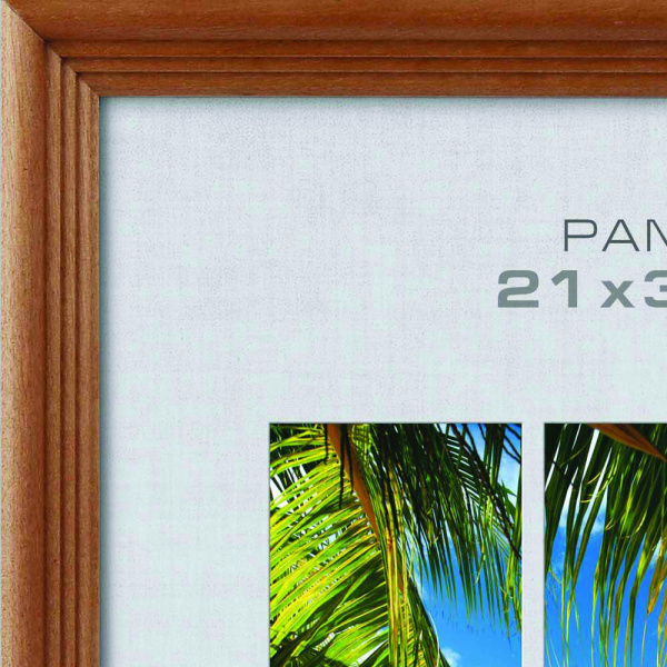 Фоторамка Image Art C18 21х30 деревянная из сосны, цвет орех, вставка-прозрачный пластик (10шт)