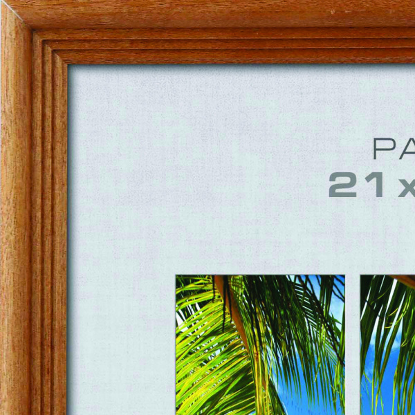 Фоторамка Image Art С18 25х35 деревянная из сосны, цвет бронза, вставка-прозрачный пластик