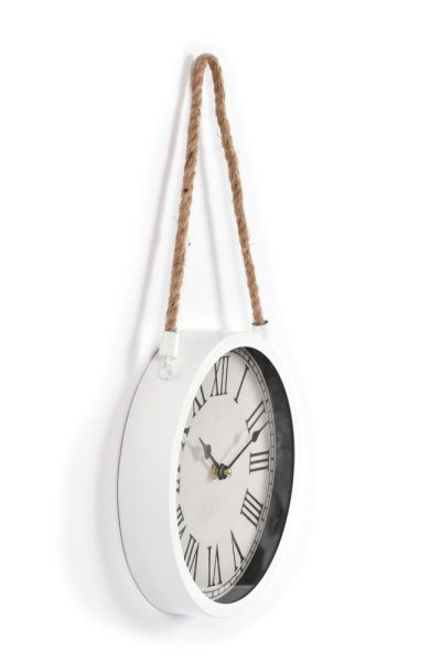 Innova Часы W08311, материал металл + крафт веревка, диаметр 22 см, цвет белый (4/240)