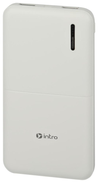 Power bank портативное зарядное устройство Intro ZX10 10000mAh белый