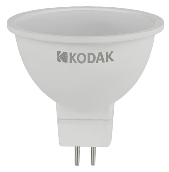 Лампочка светодиодная Kodak LED KODAK MR16-7W-840-GU5.3 GU5.3 7Вт софит нейтральный белый свет
