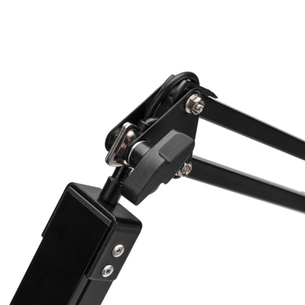 Светильник настольный с 2 креплениями (подставка и струбцина) LED, 10Вт, черный REXANT